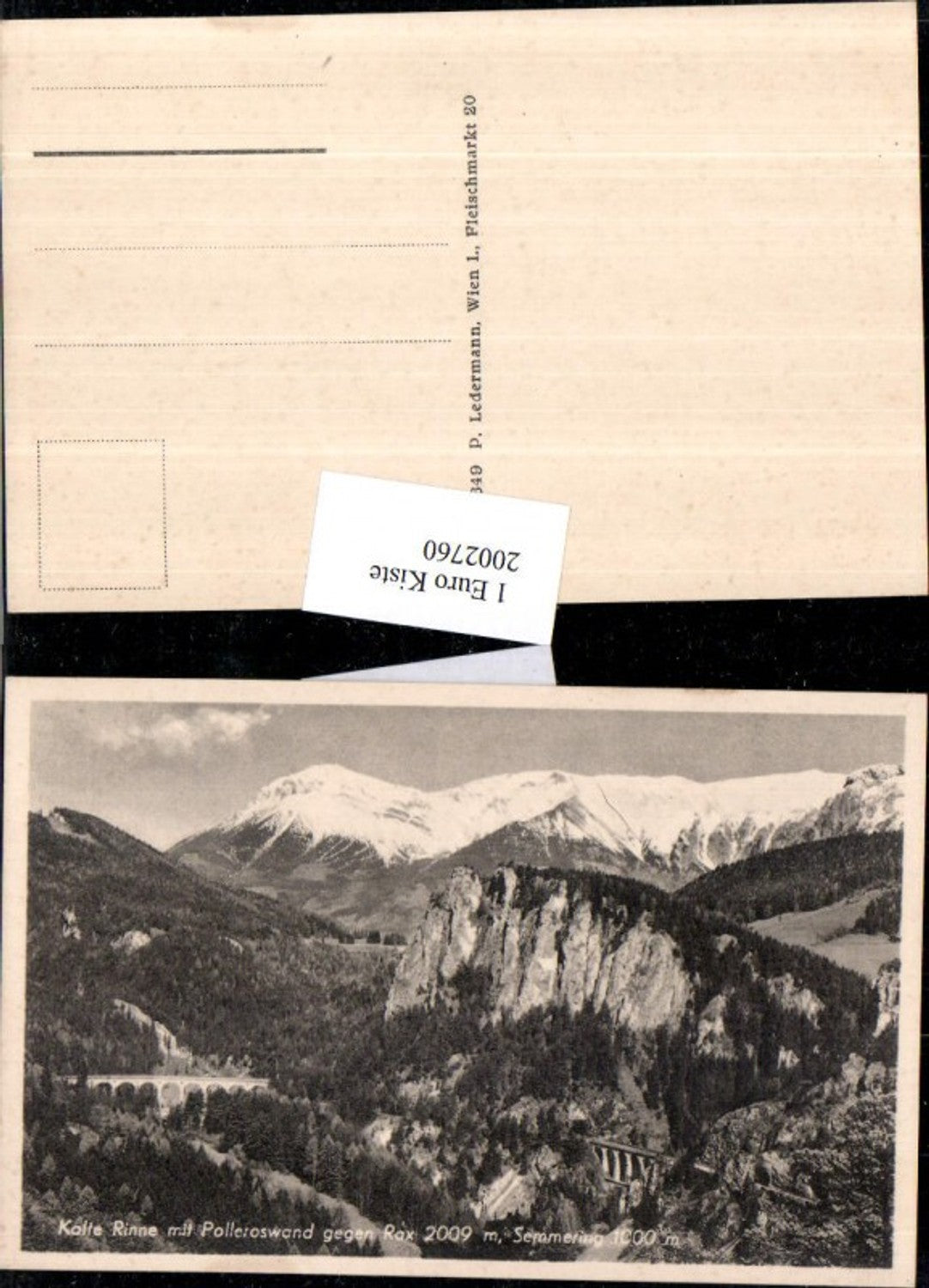 2002760,Kalte Rinne m. Polleroswand geg. Rax Semmering