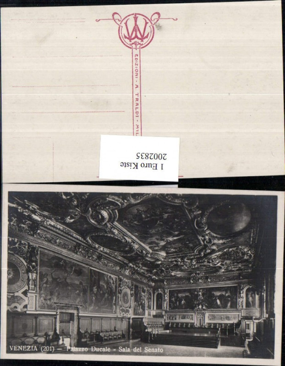 2002835,Venezia Venedig Palazzo Ducale Sala del Senato Dogenpalast Innenansicht