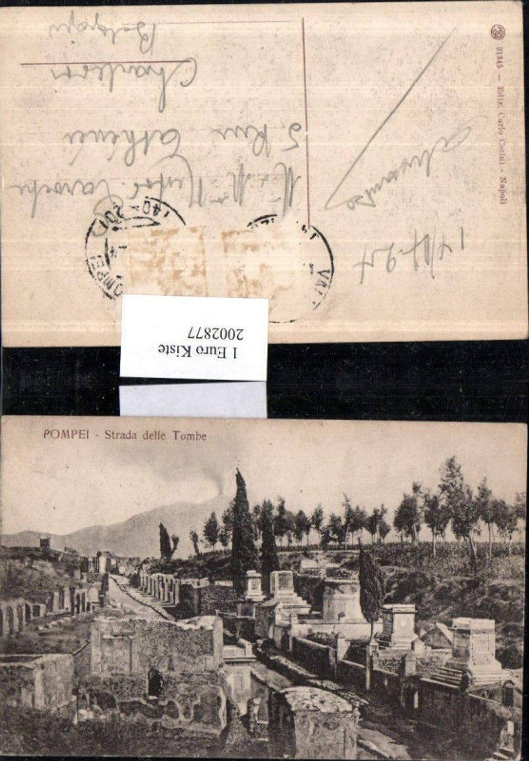 2002877,Pompei Strada delle Tombe Straße