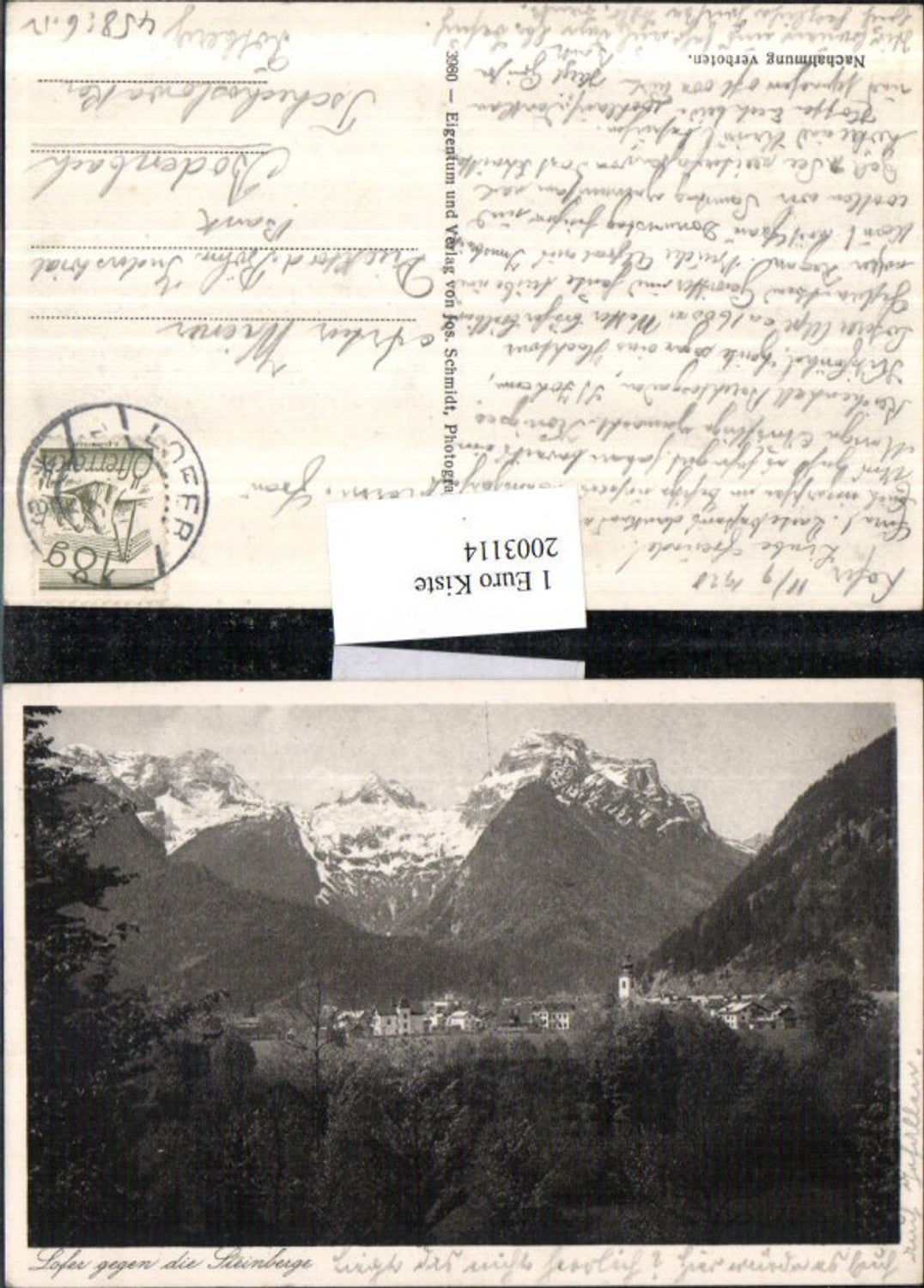 2003114,Lofer Teilansicht geg. d. Steinberge