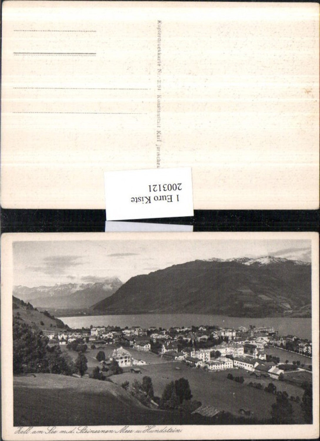 2003121,Zell a. See Totale m. d. Steinernen Meer u. Hundstein