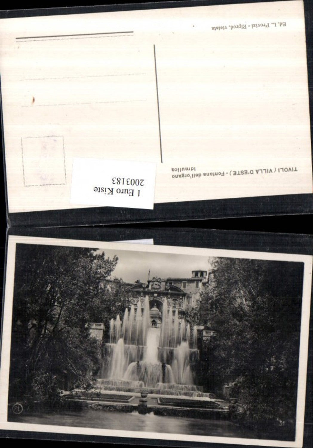 2003183,Tivoli b. Rom Villa d'Este Fontana dell'organo idraulico Springbrunnen Brunnen