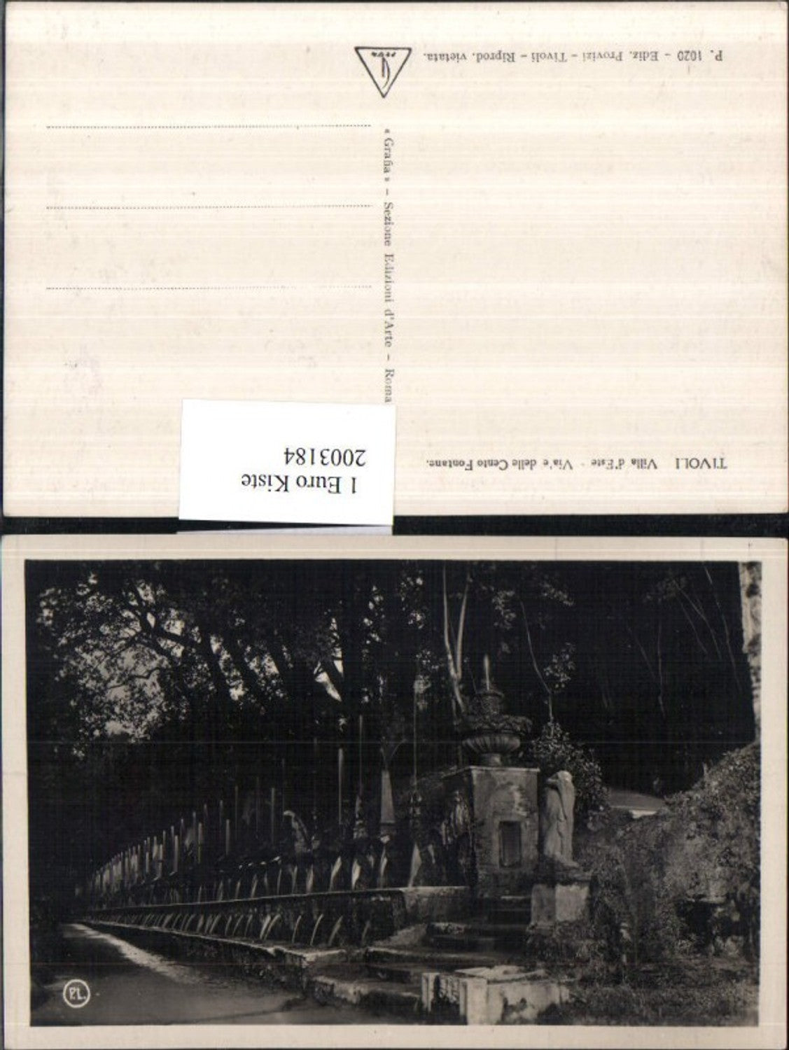 2003184,Tivoli b. Rom Villa d'Este Via'e delle Cento Fontane Springbrunnen Brunnen