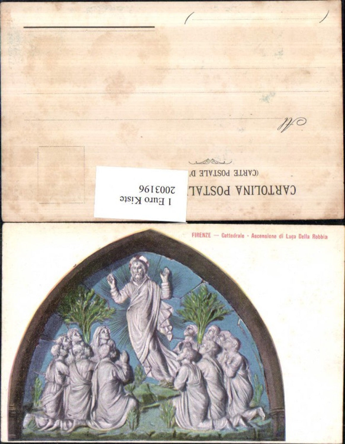 2003196,Firenze Florenz Cattedrale Ascensione di Luca della Robbia Relief