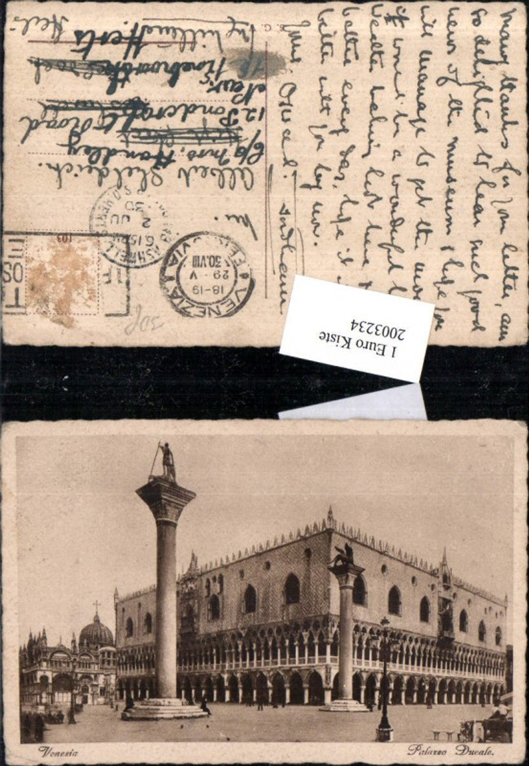 2003234,Venezia Venedig Palazzo Ducale Palast Säulen