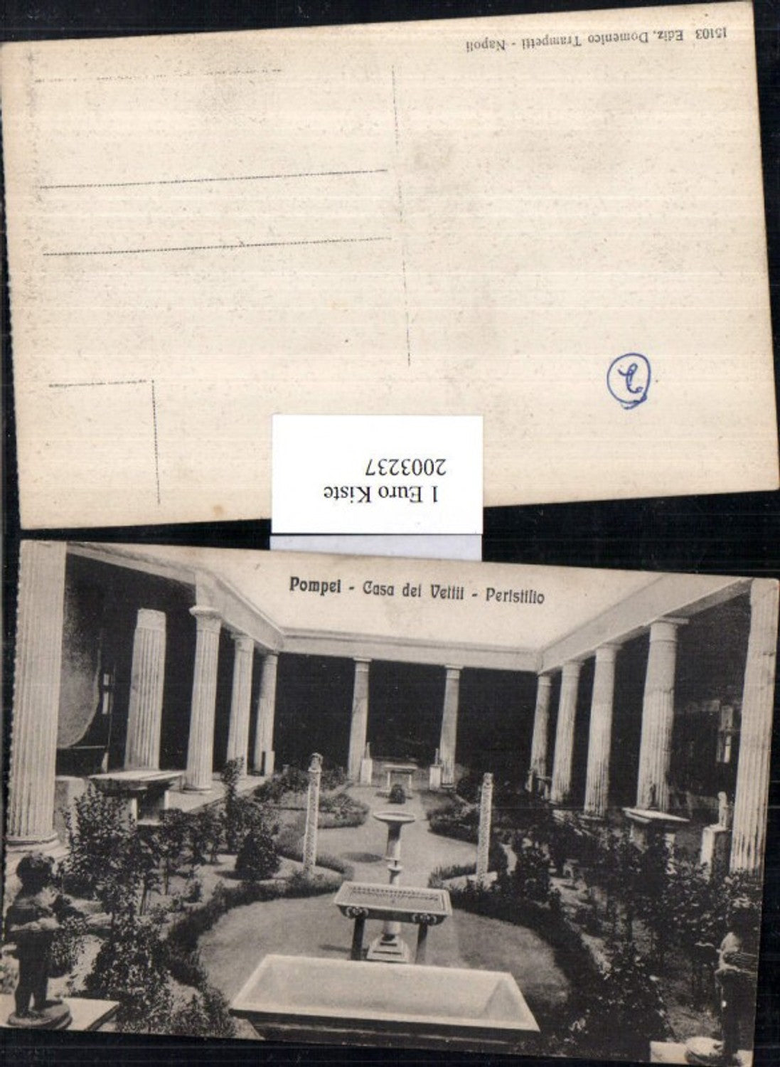 2003237,Pompei Casa die Vettii Peristilio