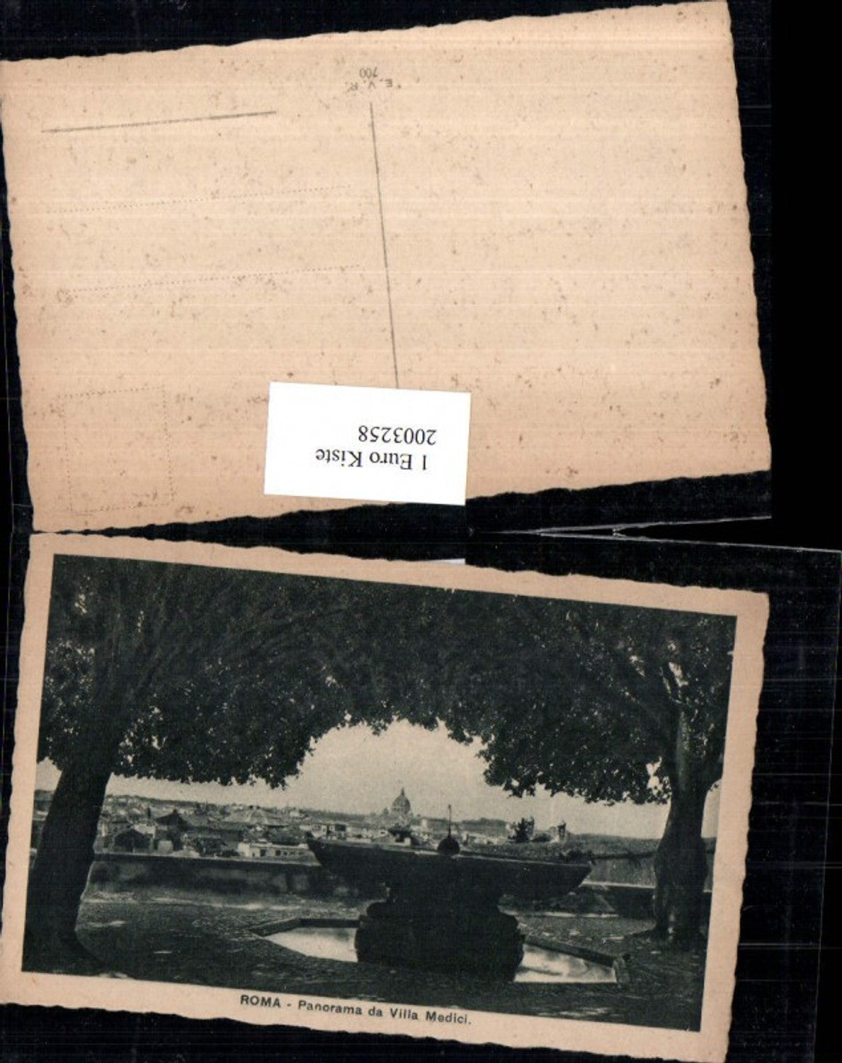 2003258,Roma Rom Panorama da Villa Medici Brunnen