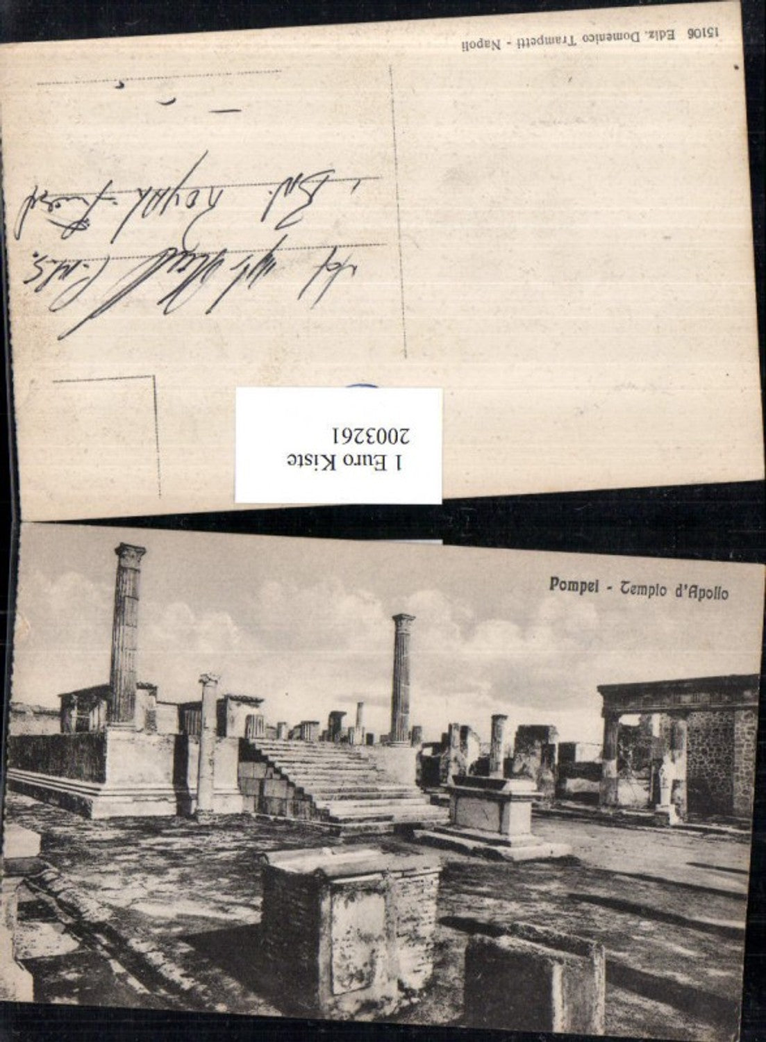 2003261,Pompei Tempio d'Apollo Tempel