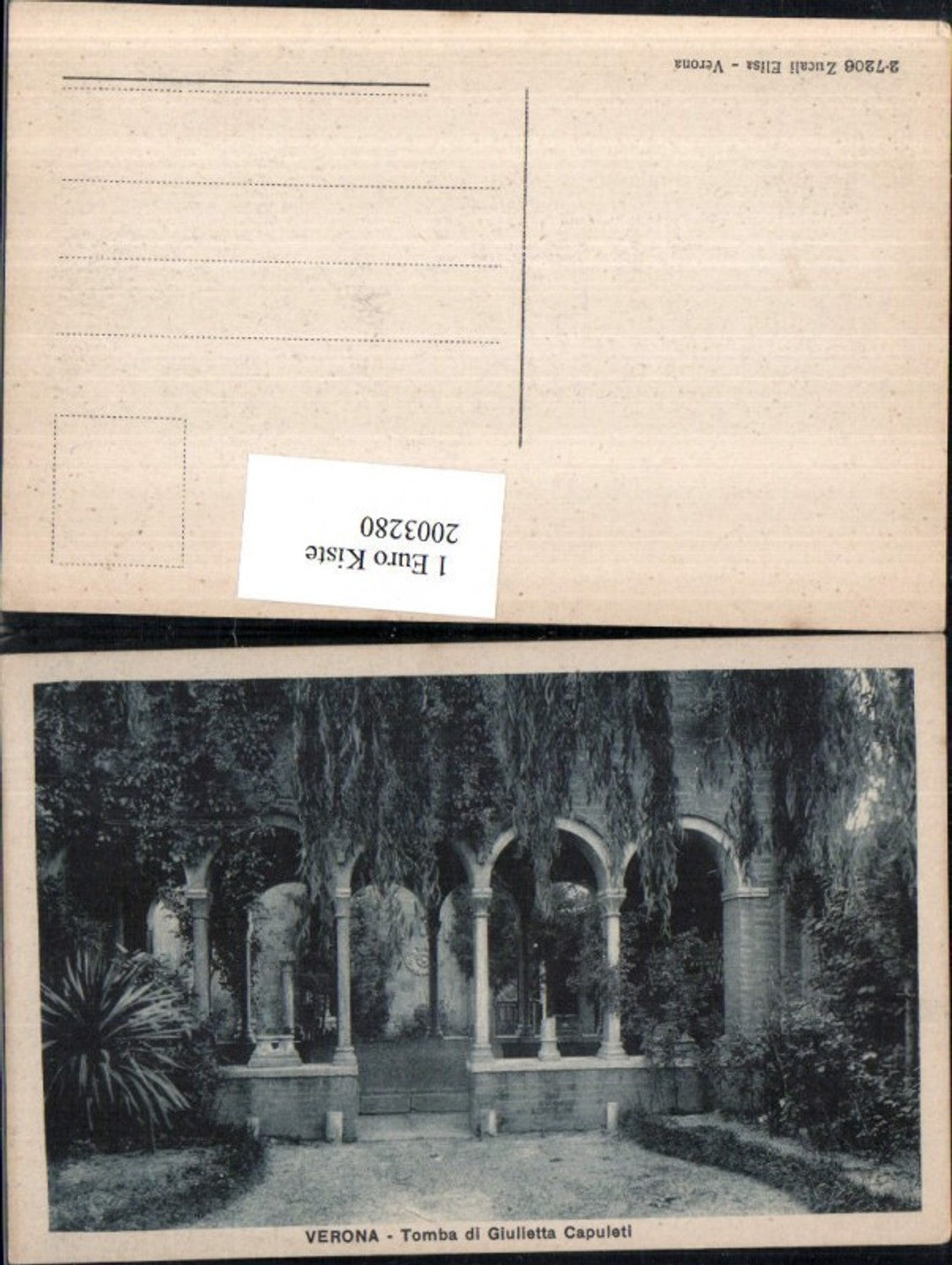 2003280,Verona Tomba di Giulietta Capuleti Grab