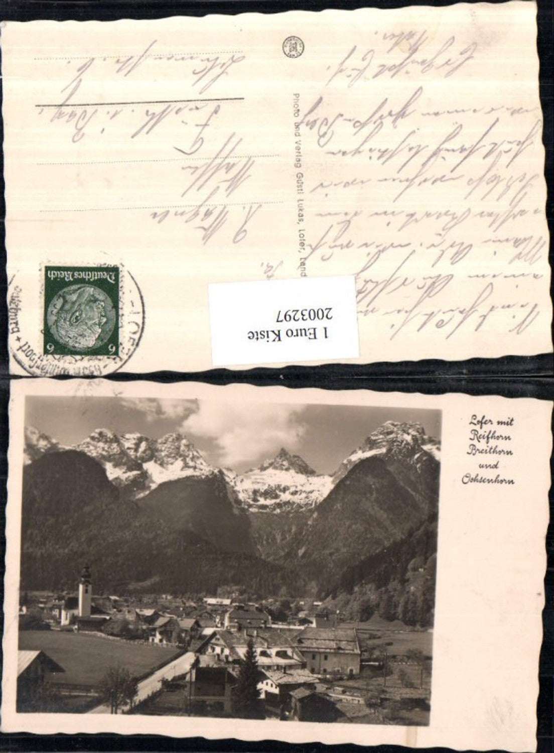 2003297,Lofer Totale m. Reifhorn Breithorn u. Ochsenhorn