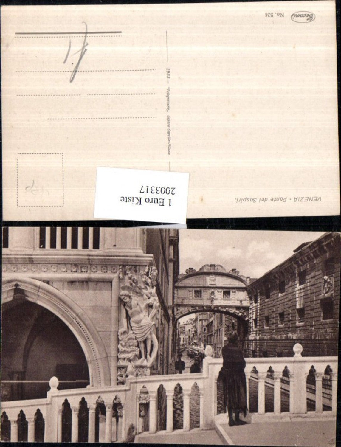 2003317,Venezia Venedig Ponte die Sospiri