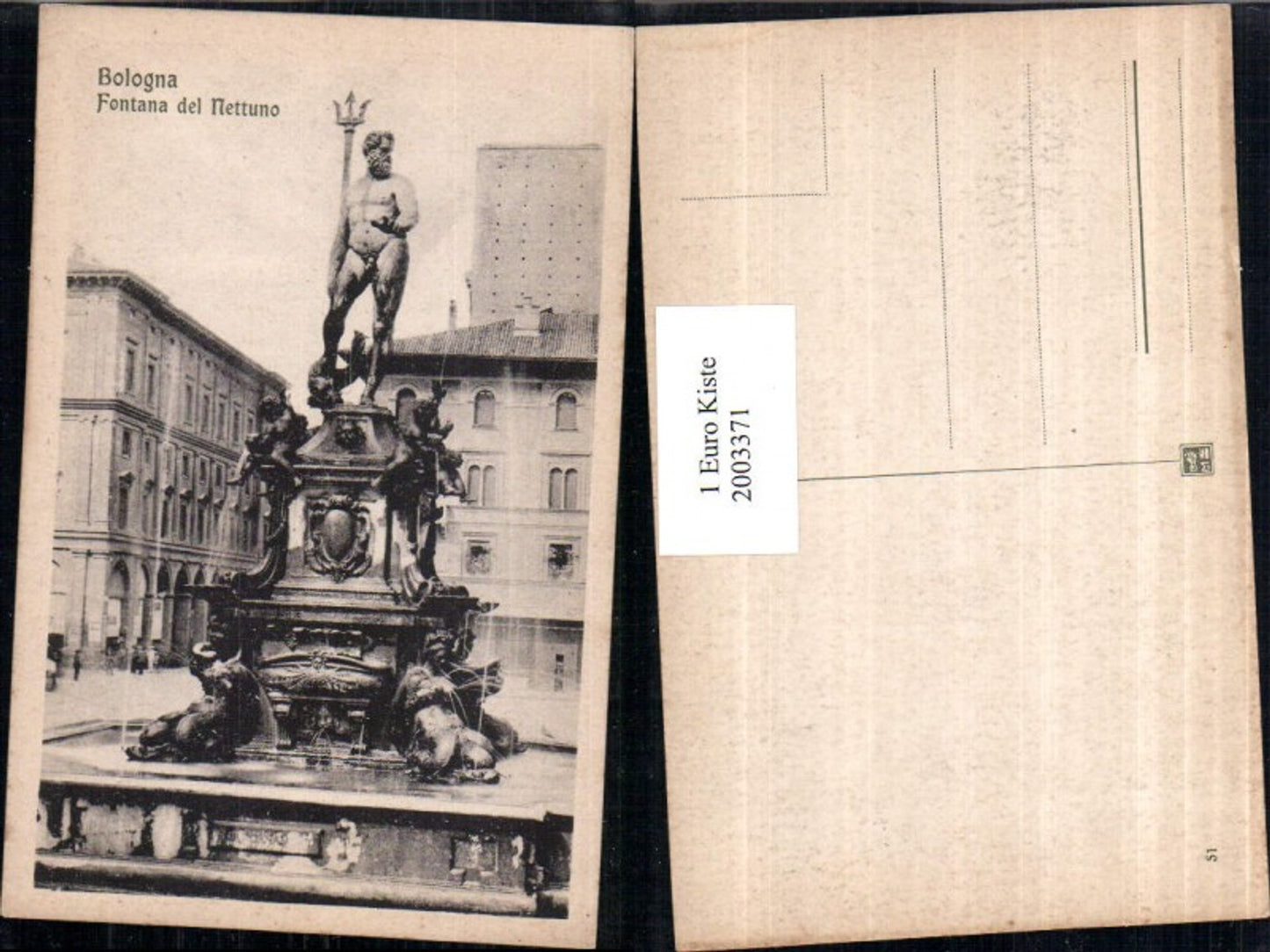 2003371,Bologna Fontana del Nettuno Brunnen Neptun
