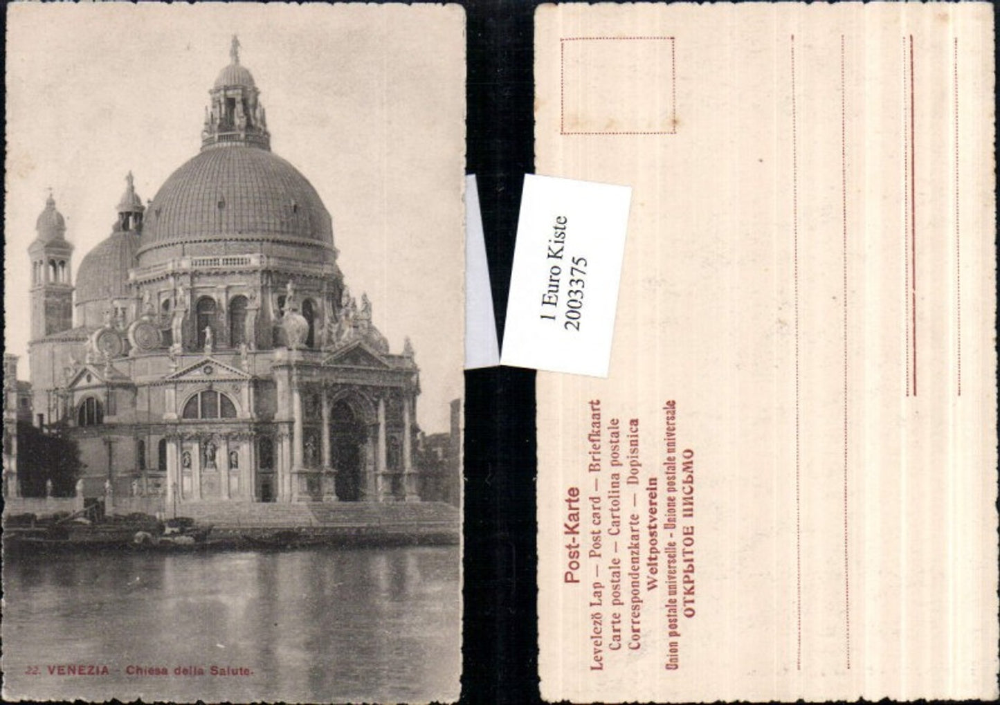 2003375,Venezia Venedig Chiesa della Salute Kirche