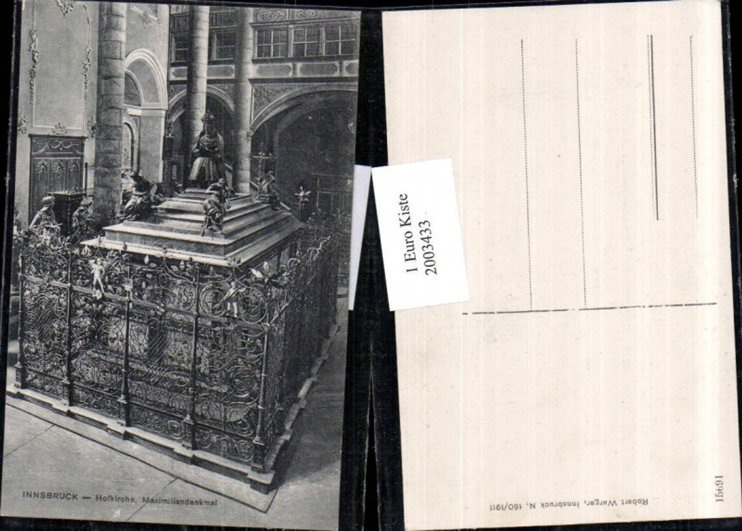 2003433,Innsbruck Hofkirche Maximiliandenkmal Grab