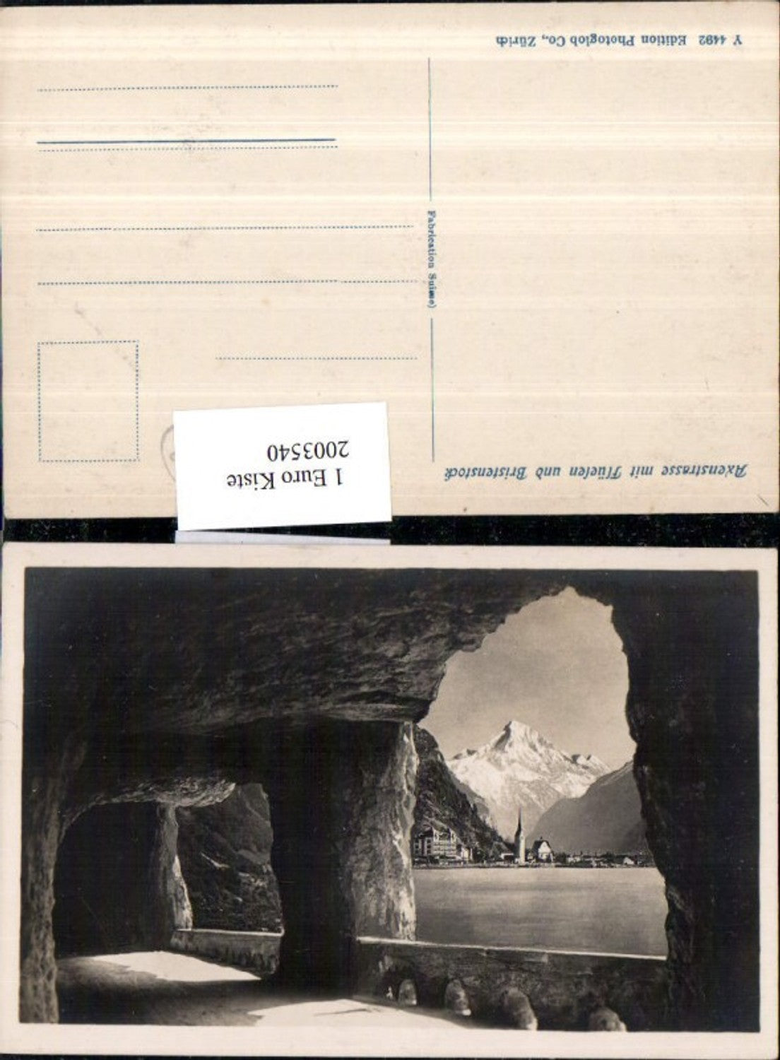 2003540,Axenstraße m. Flüelen u. Bristenstock Kt Uri