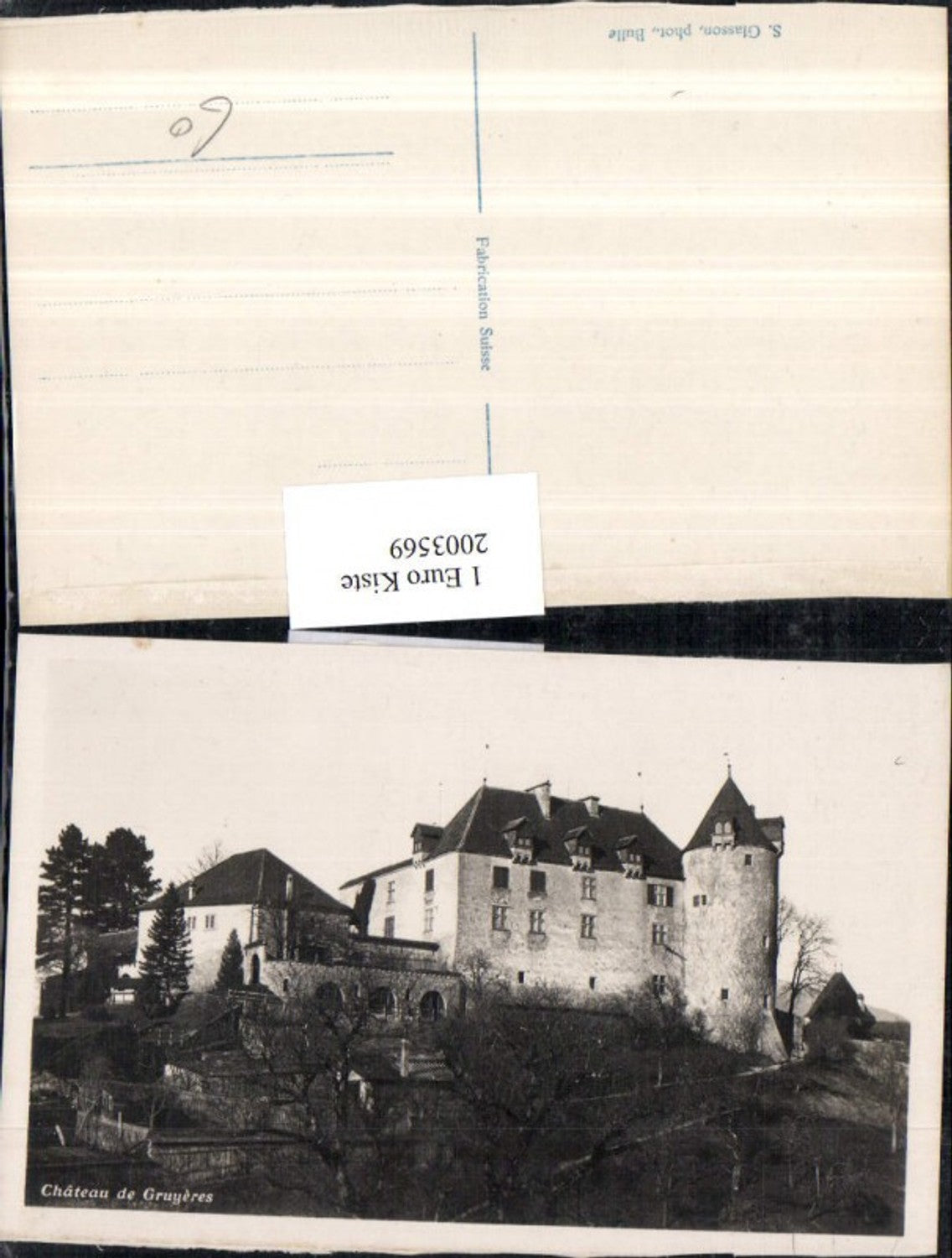 2003569,Chateau du Gruyeres Schloss Burg Greyerz Kt Freiburg