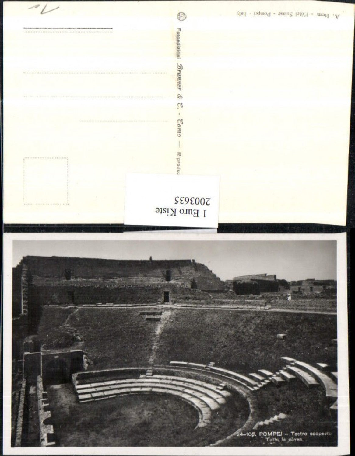 2003635,Pompei Teatro scoperto Tutia la cavea Theater