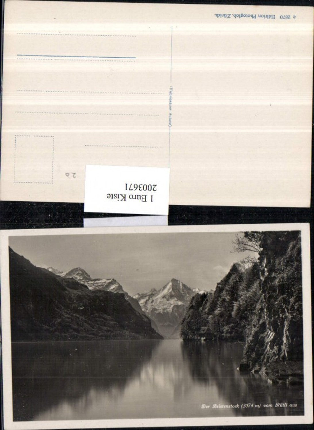 2003671,Der Bristenstock v. Rüti aus Bergkulisse Kt Uri