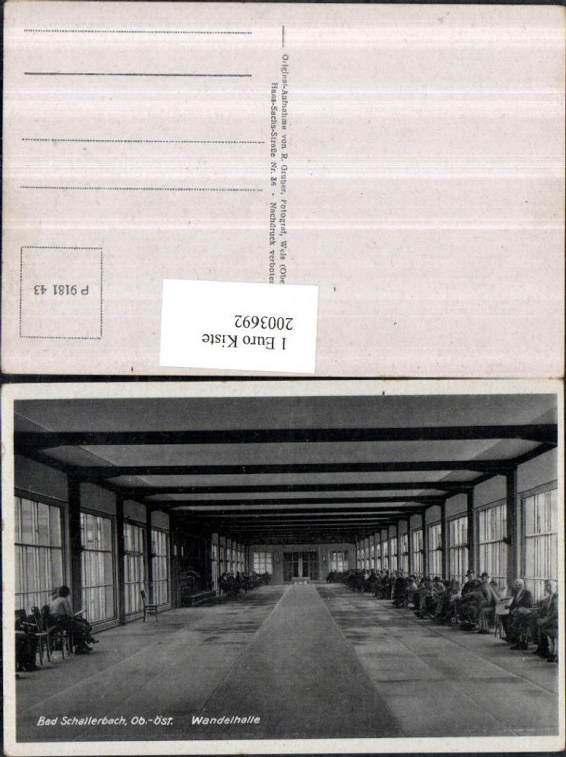 2003692,Bad Schallerbach Wandelhalle Innenansicht