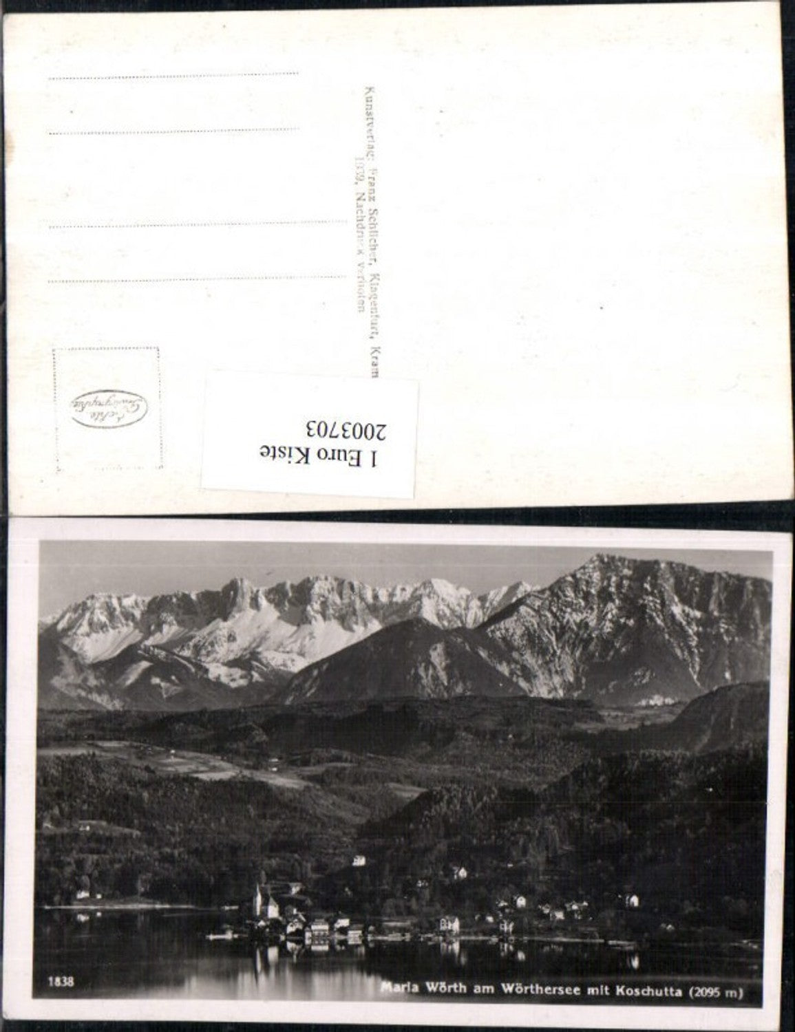 2003703,Maria Wörth Totale am Wörthersee m. Koschutta