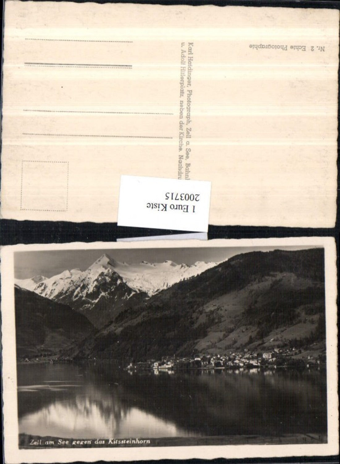 2003715,Zell a. See Totale geg. d. Kitzsteinhorn