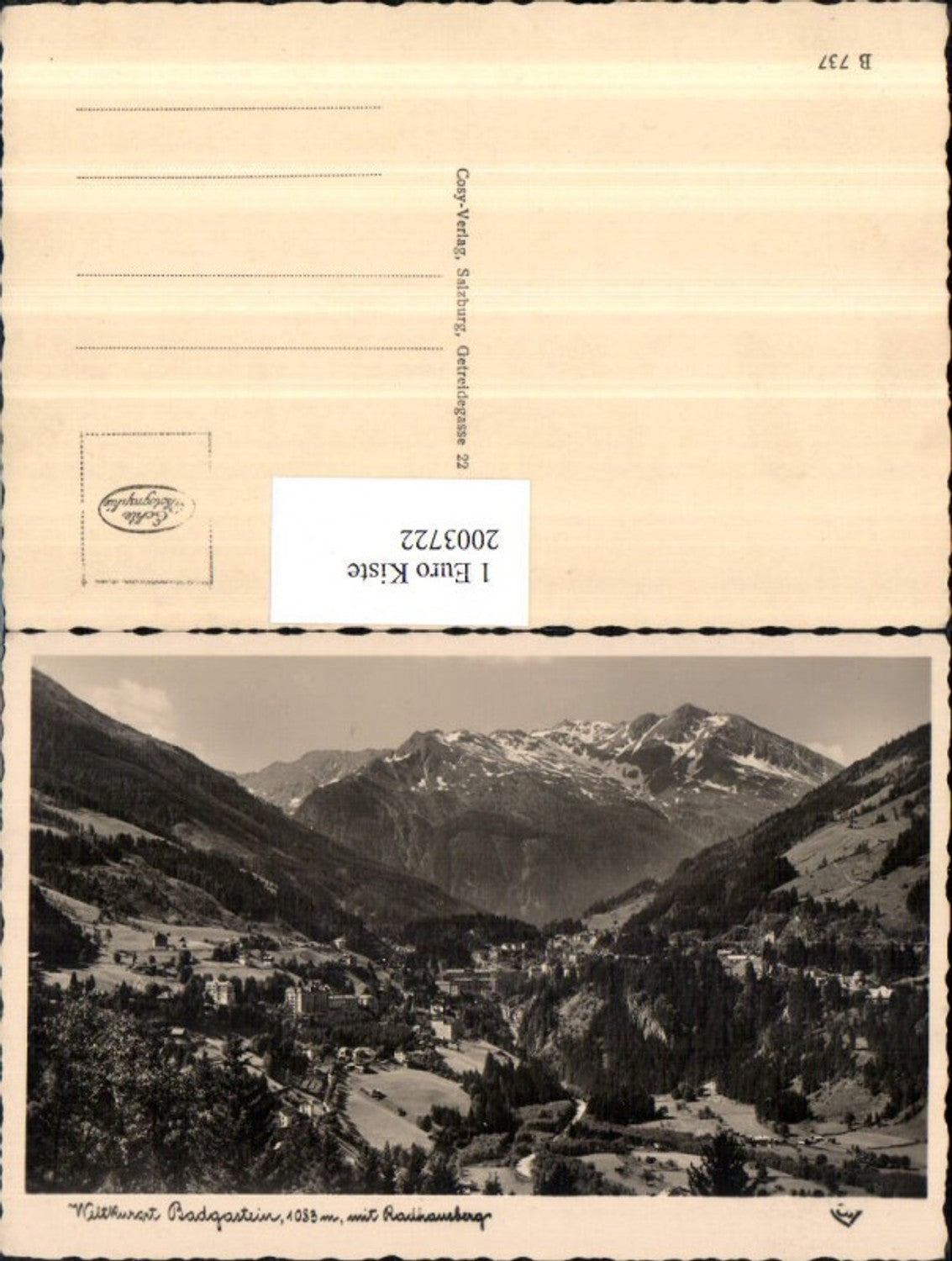 2003722,Bad Gastein Totale m. Radhausberg