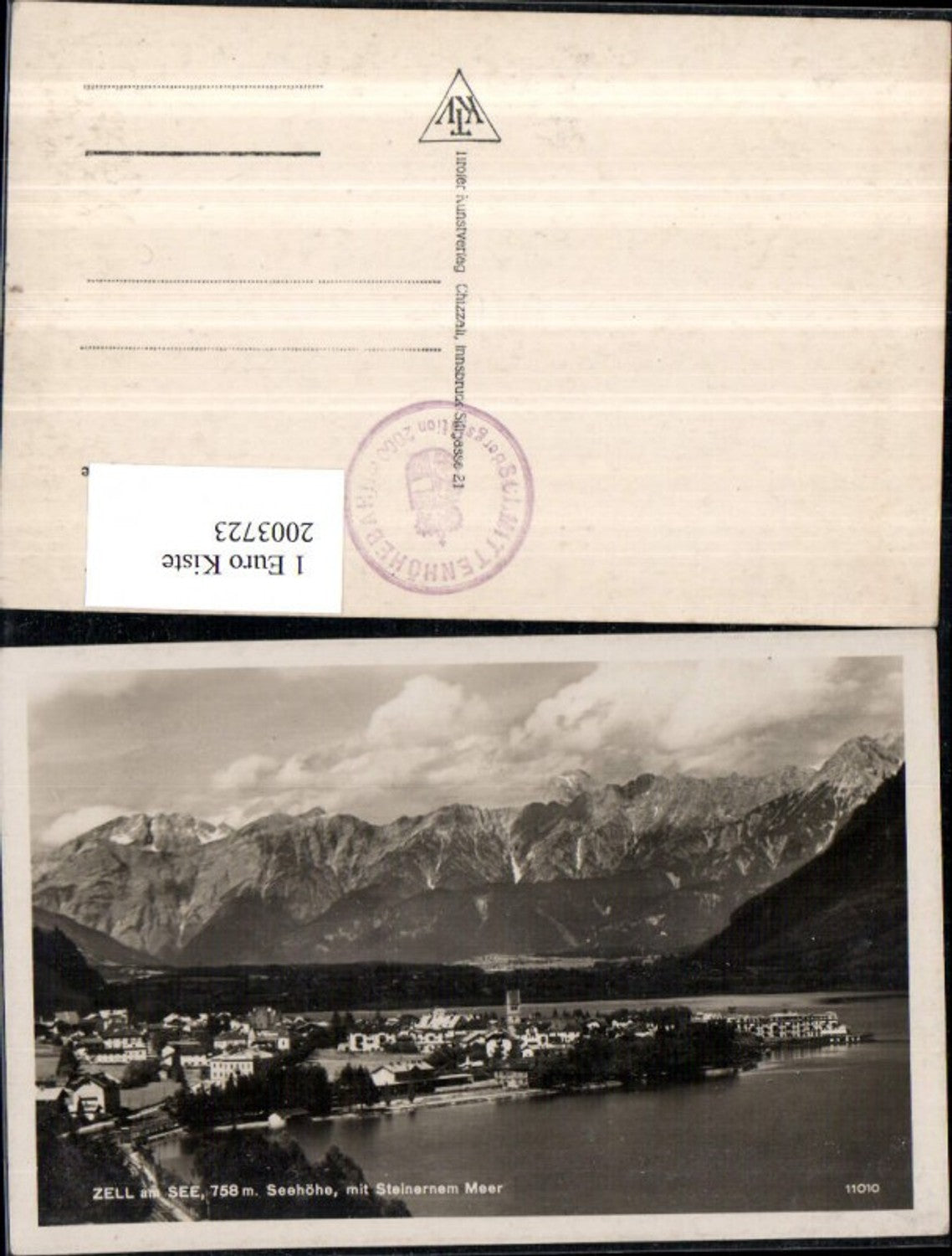 2003723,Zell a. See Totale m. Steinernen Meer