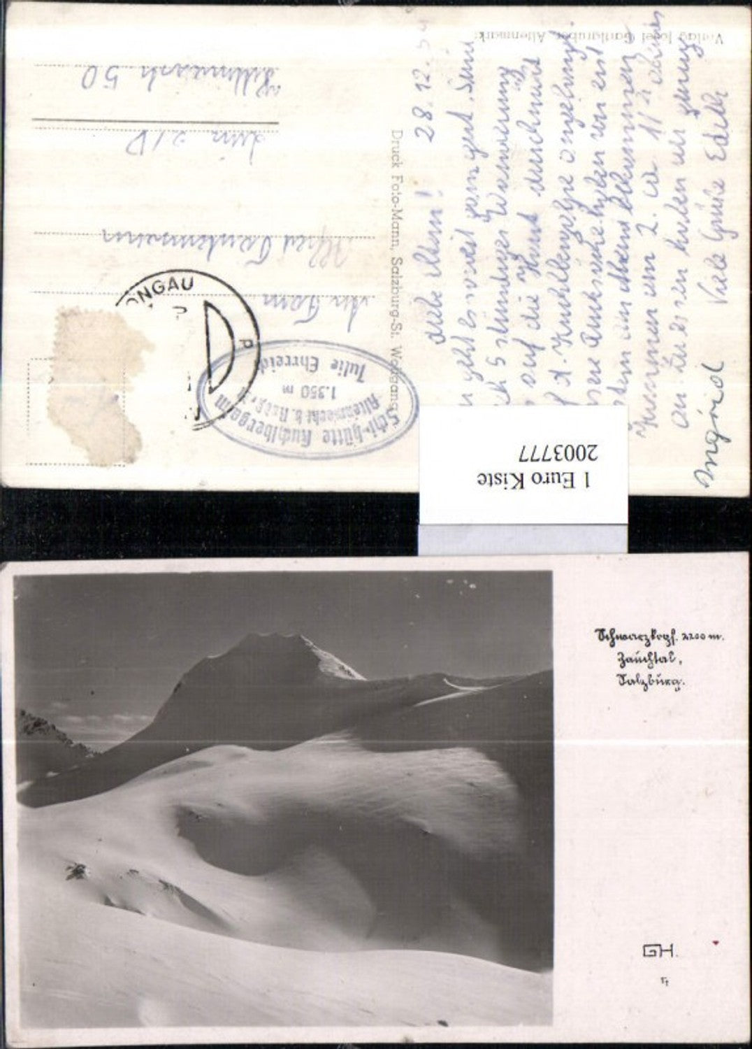 2003777,Salzburg Schwarzkogel Bergkulisse Winterbild