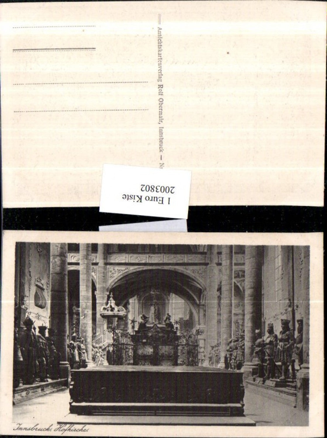 2003802,Innsbruck Hofkirche Kirche Innenansicht