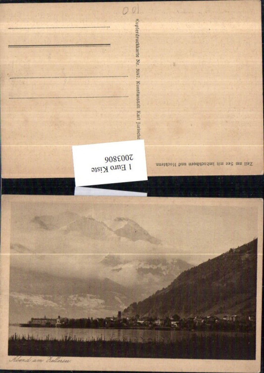 2003806,Zell a. See Teilansicht m. Imbachhorn u. Hochtenn