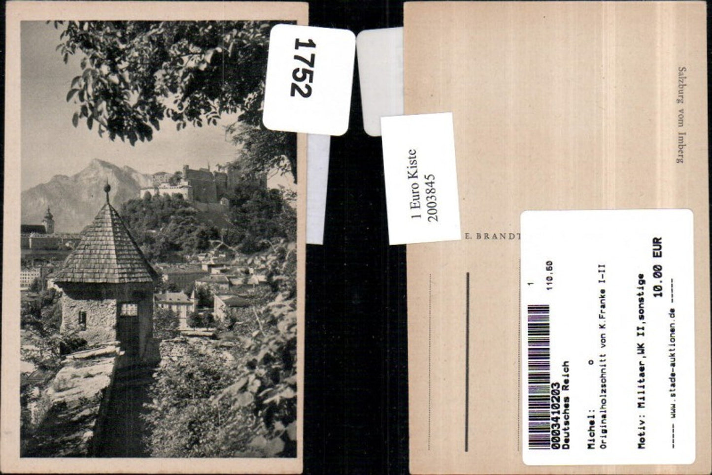 2003845,Salzburg v. Imberg Teilansicht m. Festung