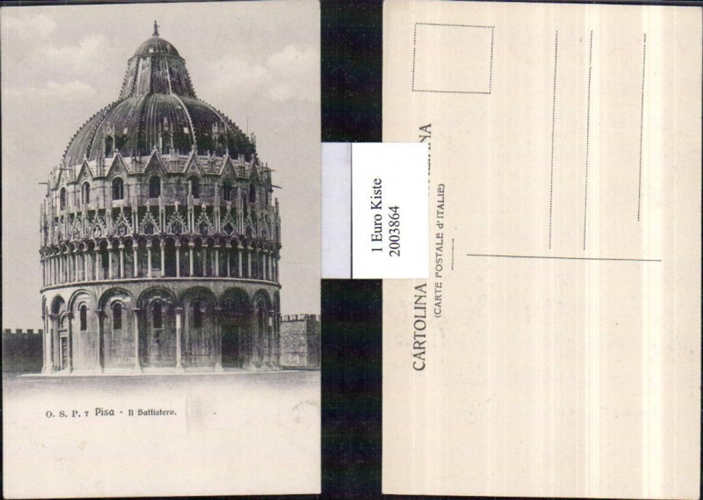 2003864,Pisa Il Battistero Baptisterium