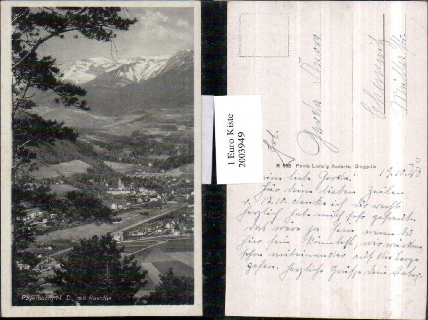 2003949,Payersbach Totale m. Raxalpe