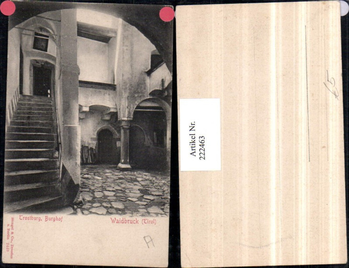 222463,Trentino Waidbruck Trostburg Burghof Burg Hof