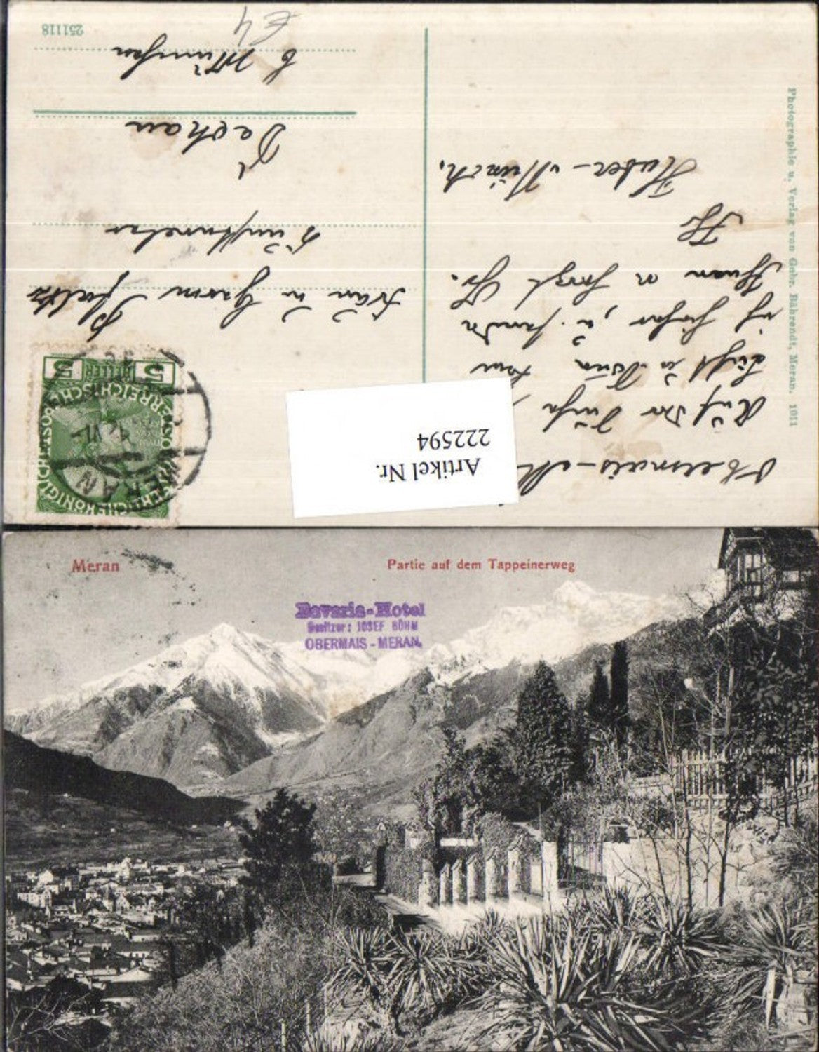 Alte Ansichtskarte – Old Postcard