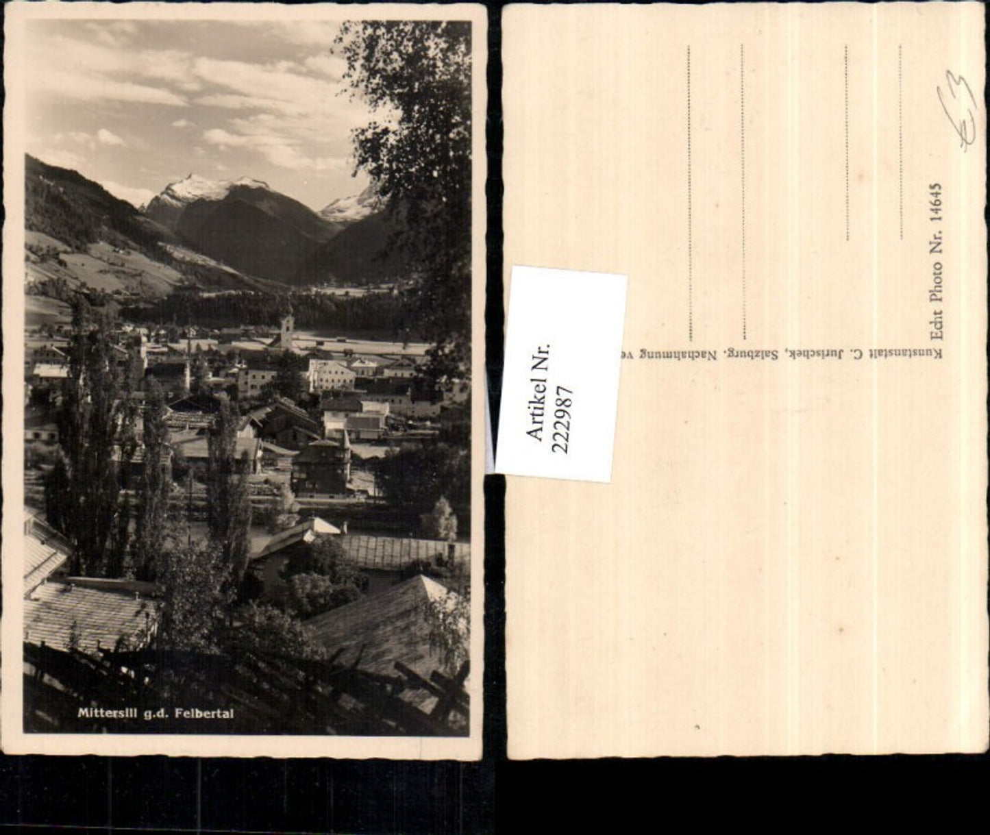 222987,Mittersill Totale geg. d. Felbertal