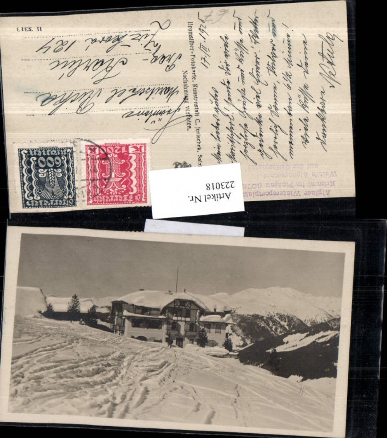 223018,Krimml i. Pinzgau Waltls Alpengasthof auf d. Gerlosplatte Winterbild