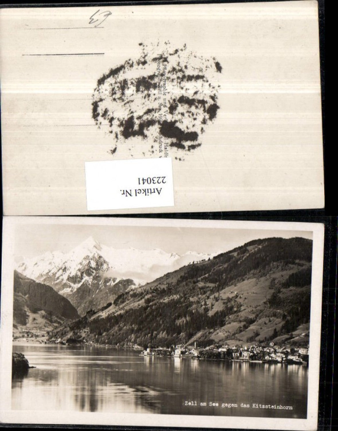 223041,Zell a. See Totale geg. d. Kitzsteinhorn