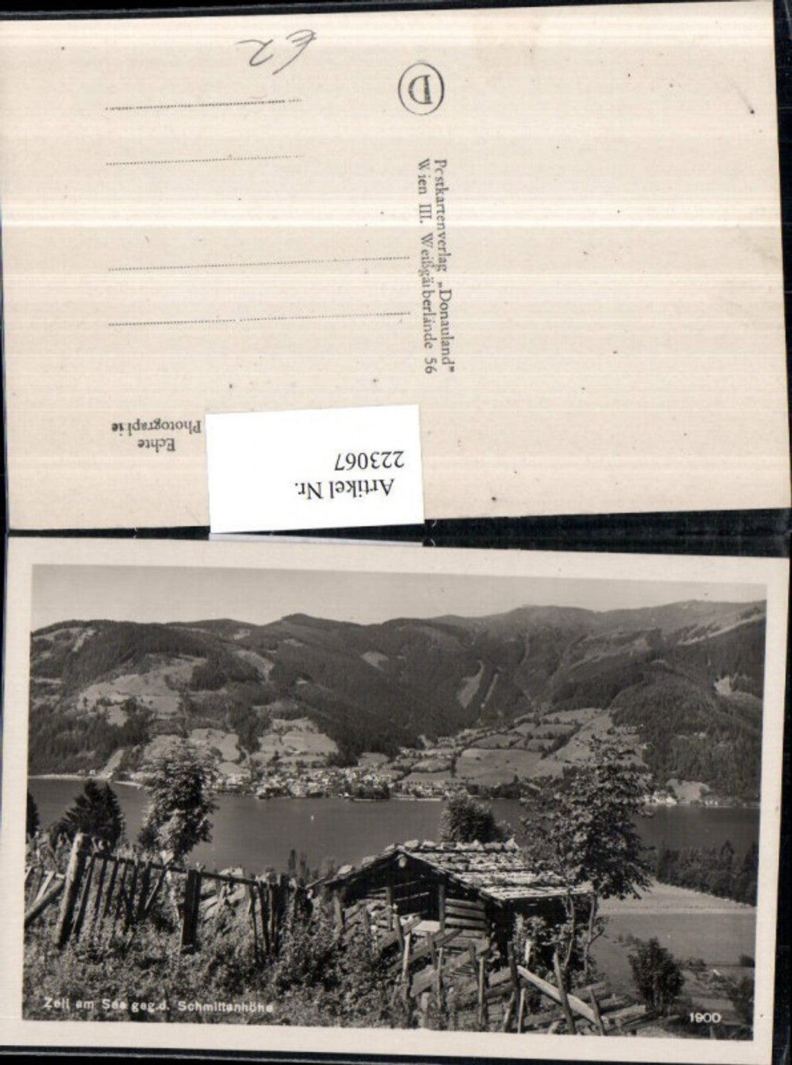 223067,Zell a. See geg. d. Schmittenhöhe