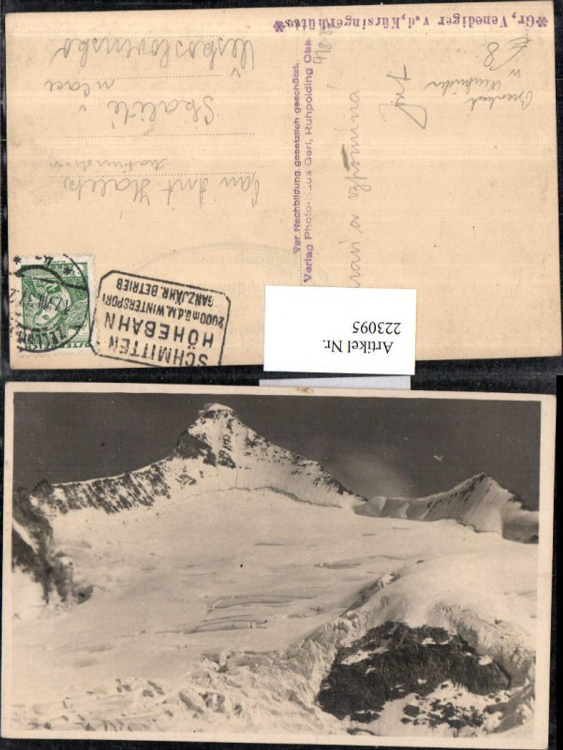 223095,Bramberg Neukirchen Großvenediger v. d. Kürsingerhütte Bergkulisse