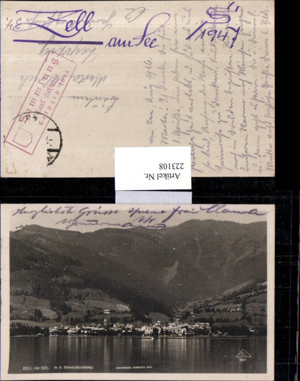223108,Zell a. See Totale m. d. Schmittenhöhe