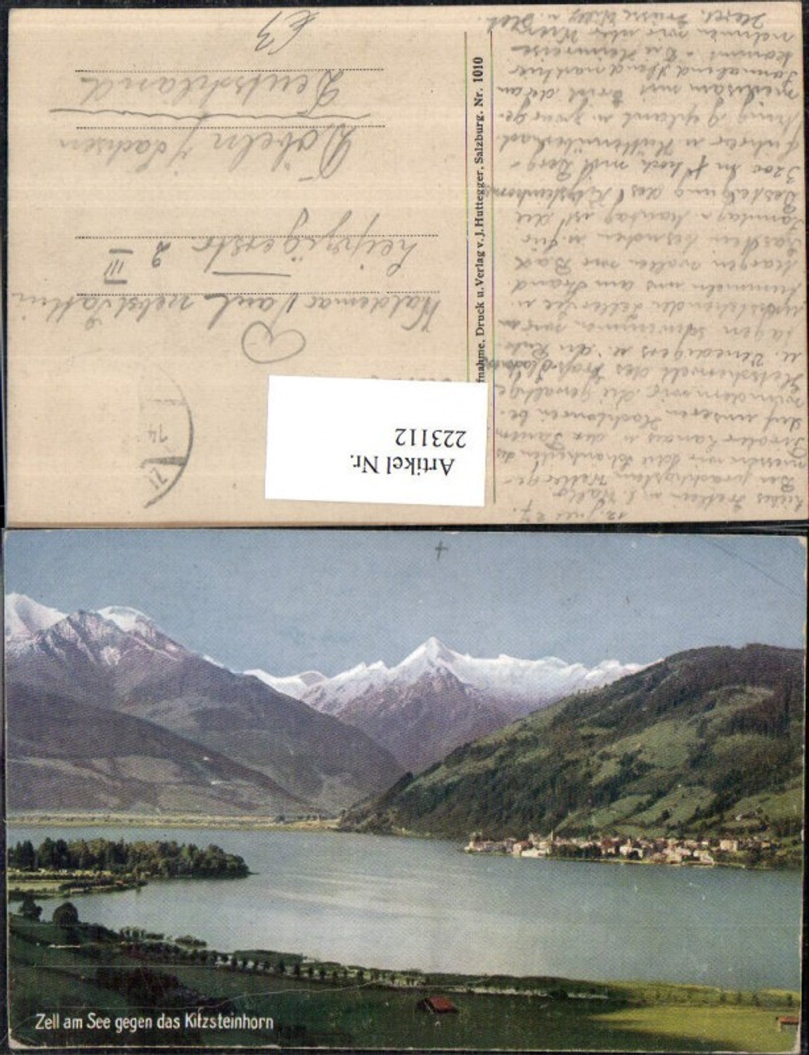 223112,Zell a. See geg. d. Kitzsteinhorn