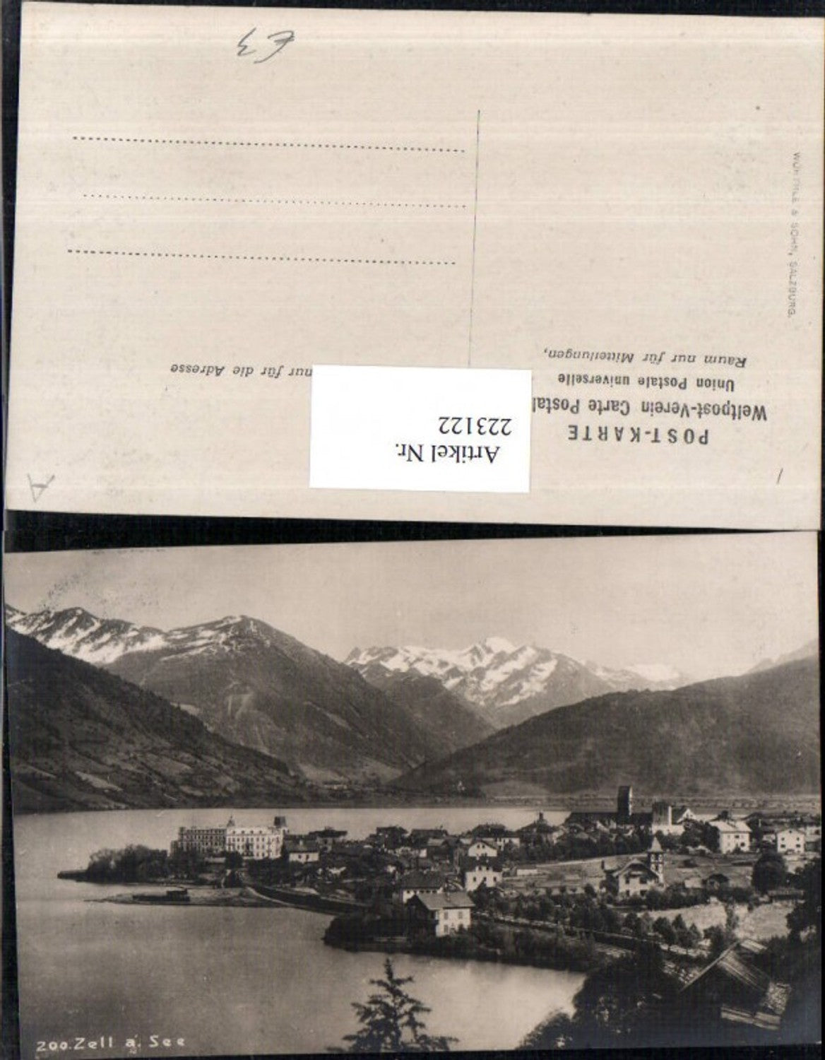 223122,Zell a. See Totale geg. d. Hohen Tauern