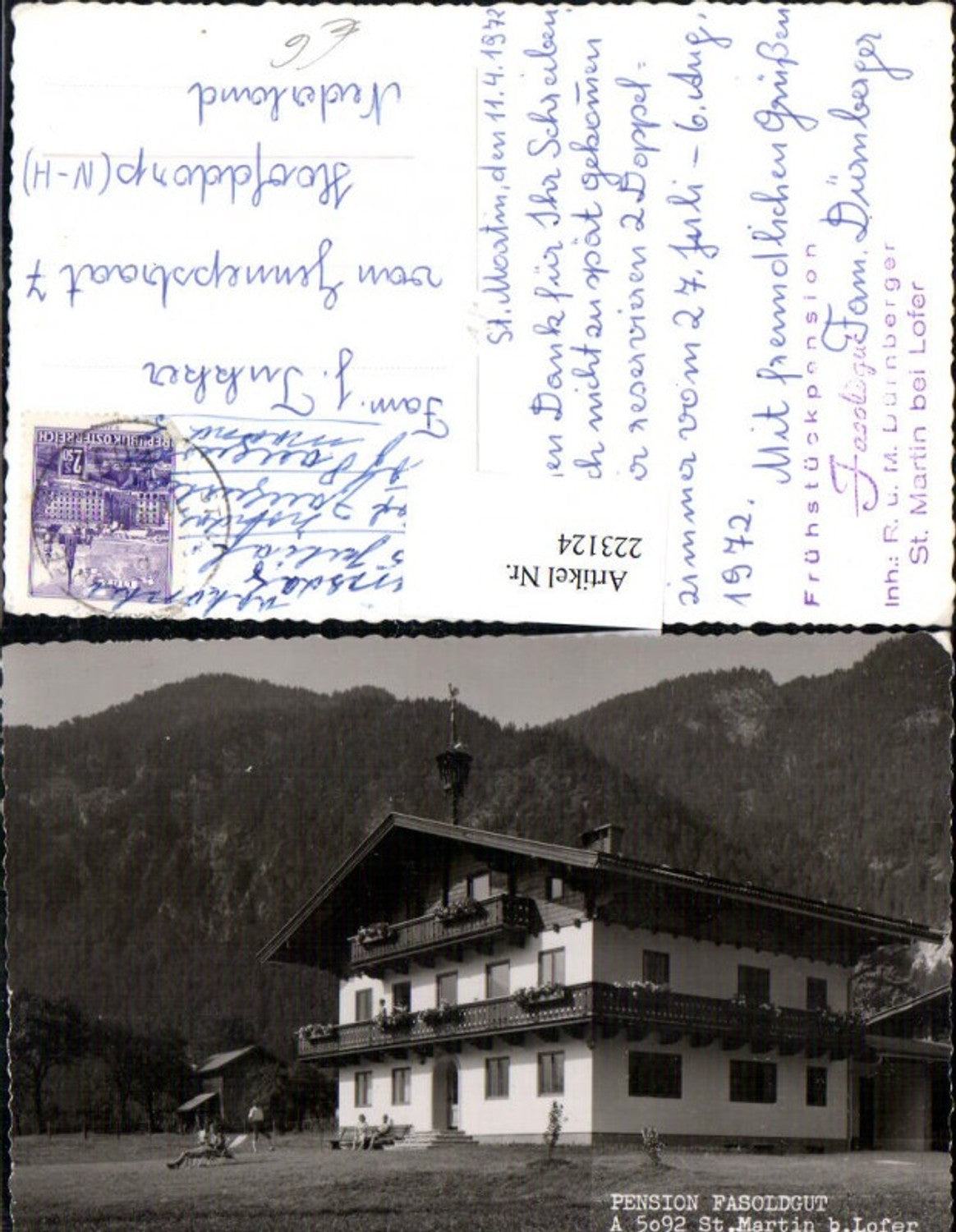 223124,Pension Fasoldgut b.St. Martin b. Lofer