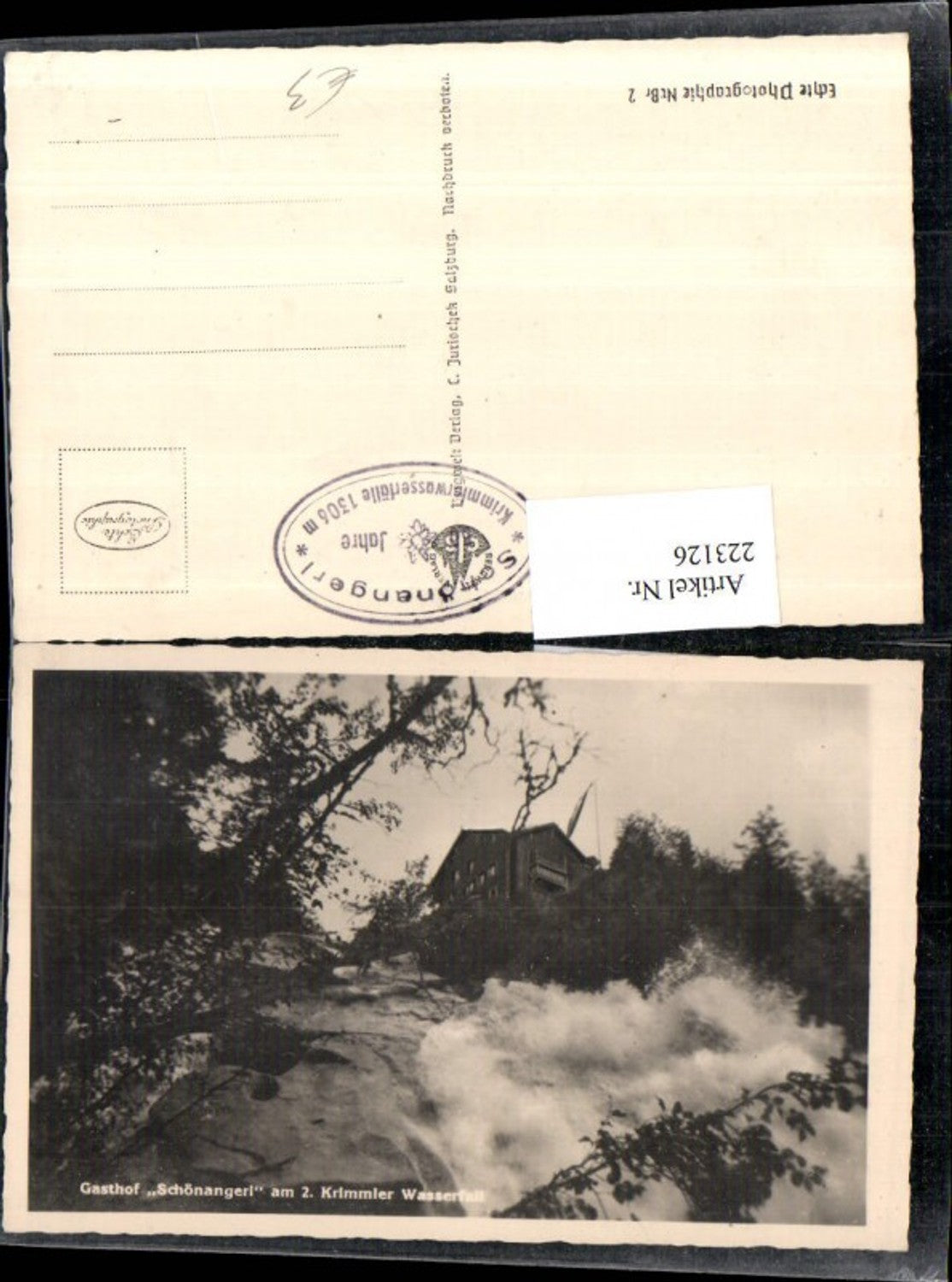 223126,Gasthof Schönangerl am Krimmler Wasserfall b. Krimml