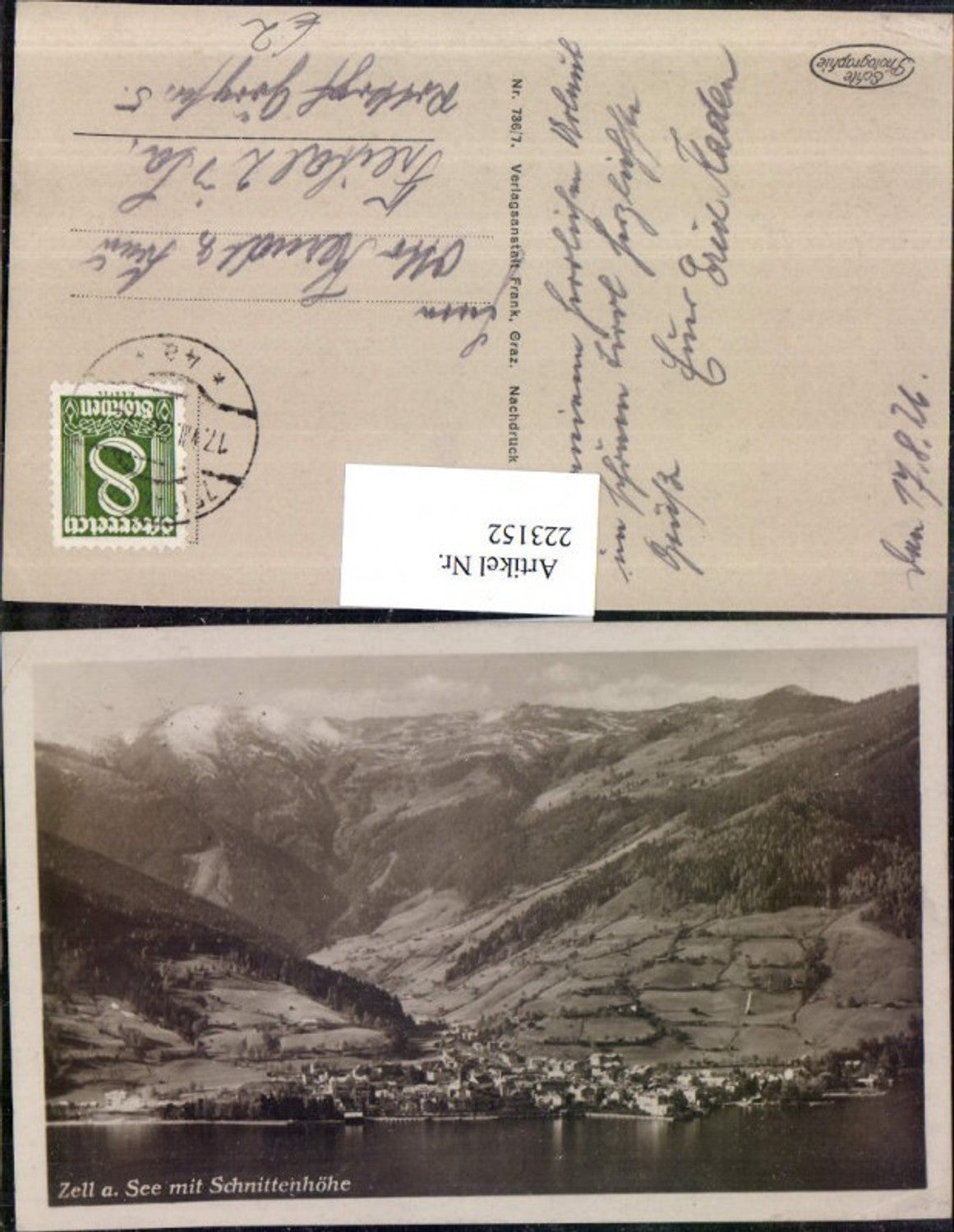 223152,Zell am See Totale m. Schmittenhöhe