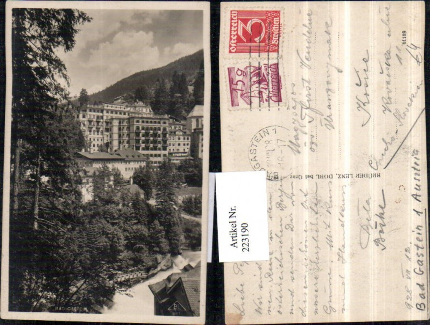 Alte Ansichtskarte – Old Postcard