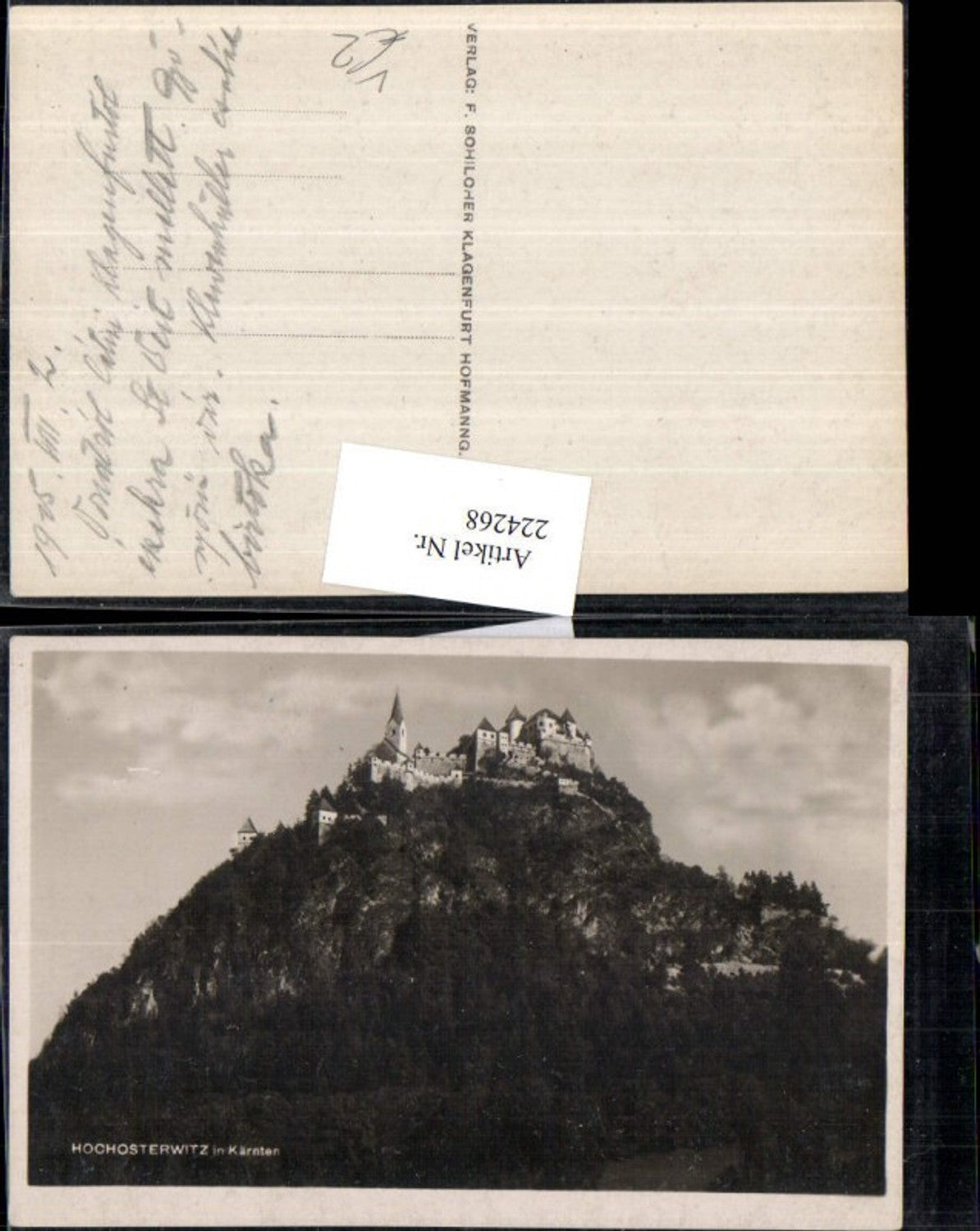 224268,Hochosterwitz Burg b. St. Georgen am Längsee pub F. Sohiloher Klagenfut 492
