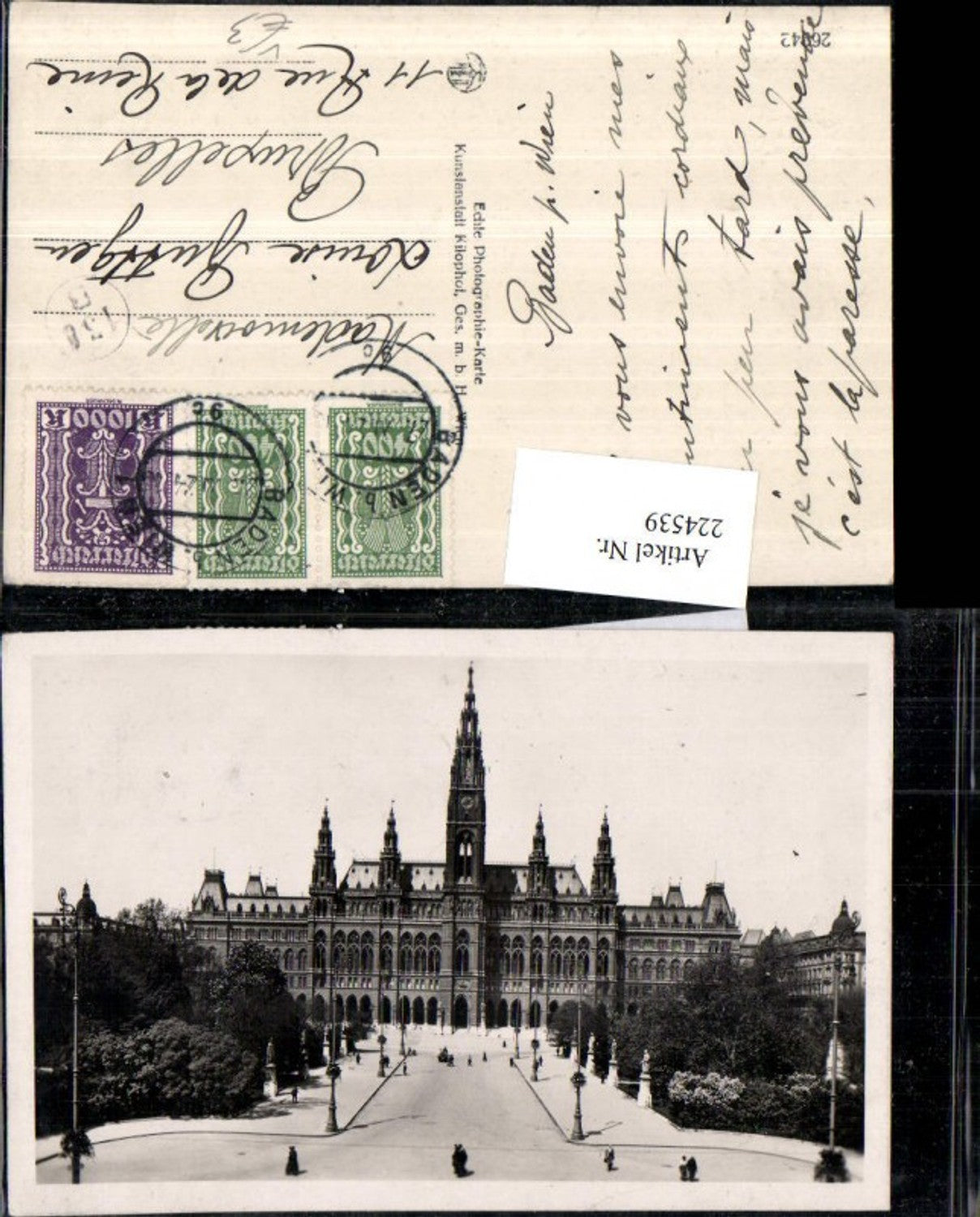Alte Ansichtskarte – Old Postcard