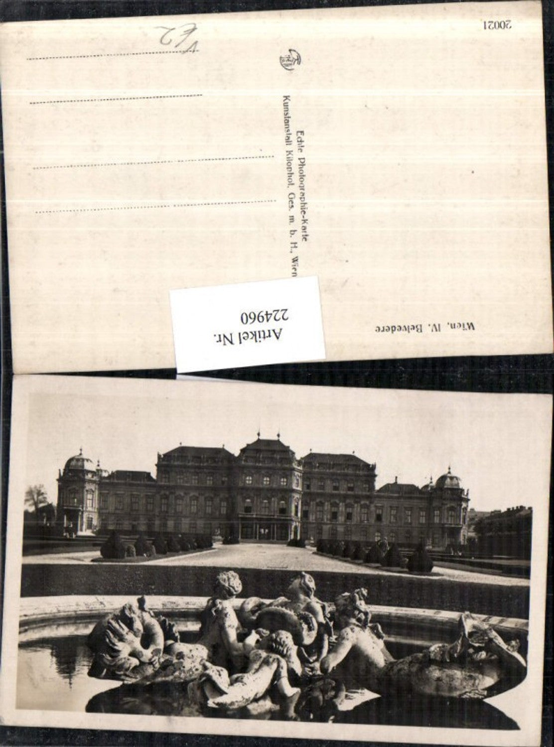 Alte Ansichtskarte – Old Postcard